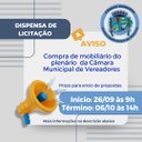 AVISO DE RECEBIMENTO DE PROPOSTAS PARA DISPENSA DE LICITAÇÃO.