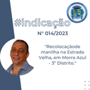 Indicação nº 014/2023