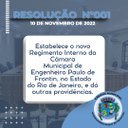 RESOLUÇÃO N.º 001, DE 10 DE NOVEMBRO DE 2022