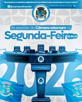 Retorno das Sessões Legislativa