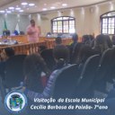 Visita dos alunos do 7º ano da Escola Municipal Cecílio Barbosa da Paixão.